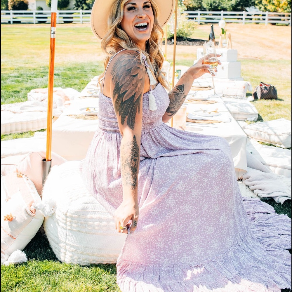 Long light purple maxi!